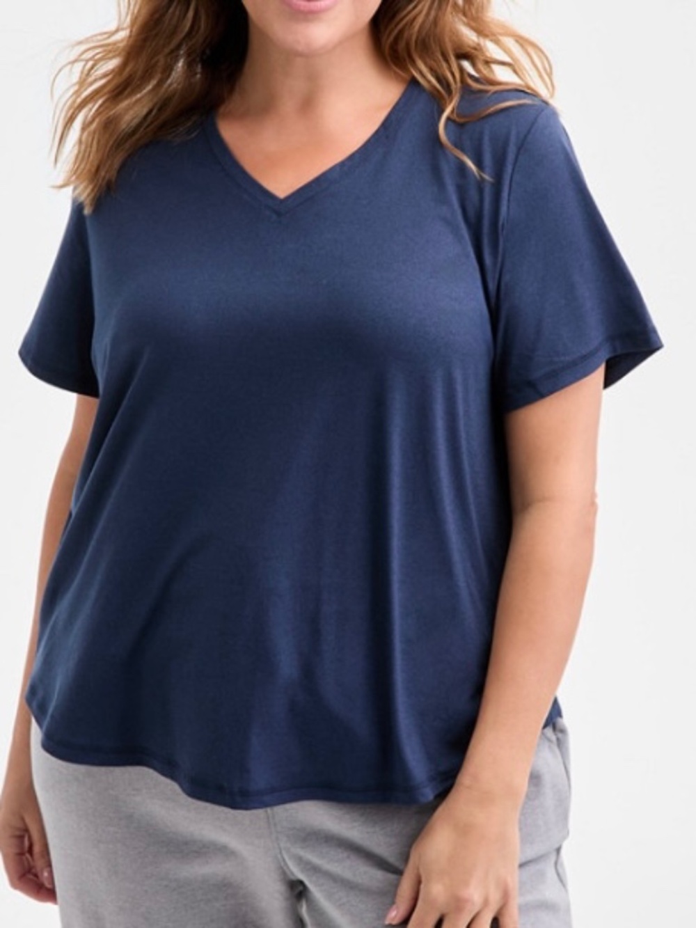 New V-Neck Short Sleeve Top NWT